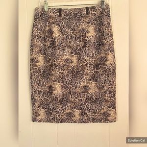 Robell leopard print skirt